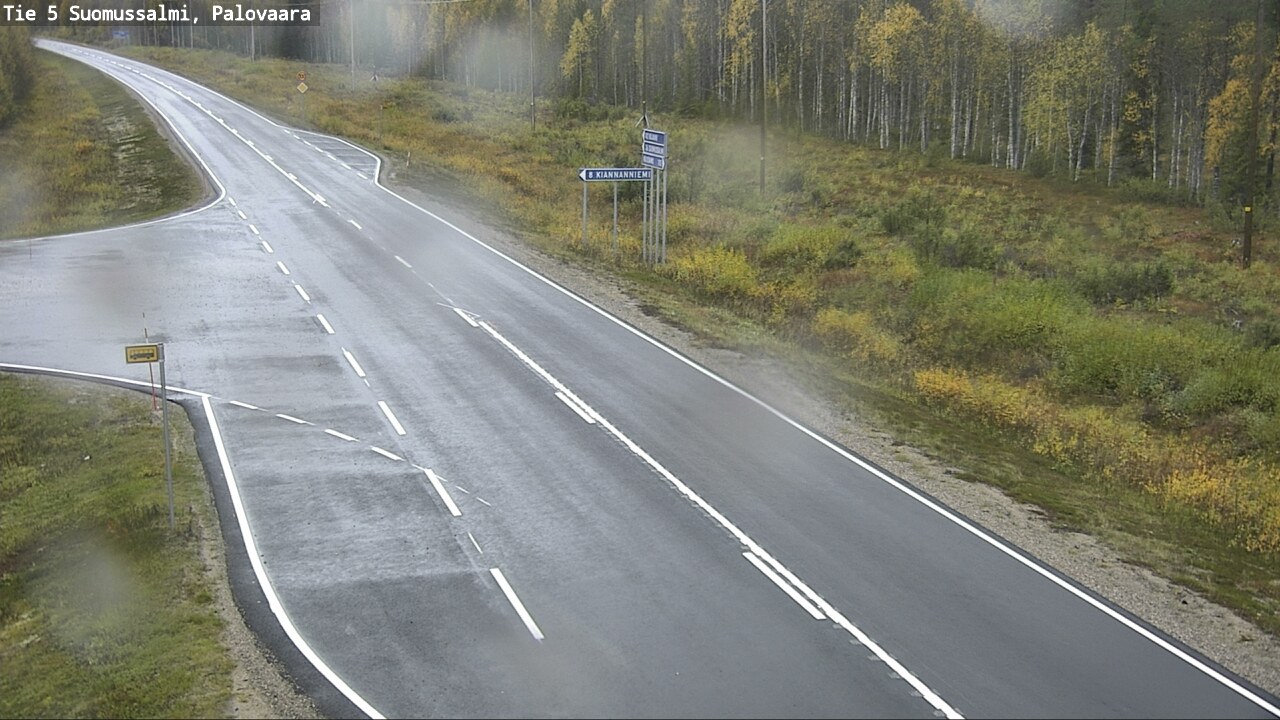 Weather Camera Image Road 5 Suomussalmi, Palovaara, Suomussalmi, Kainuu