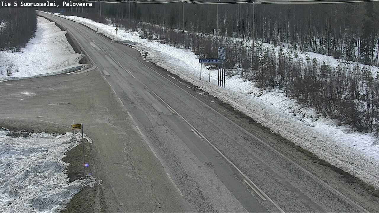 Weather Camera Image Road 5 Suomussalmi, Palovaara, Suomussalmi, Kainuu