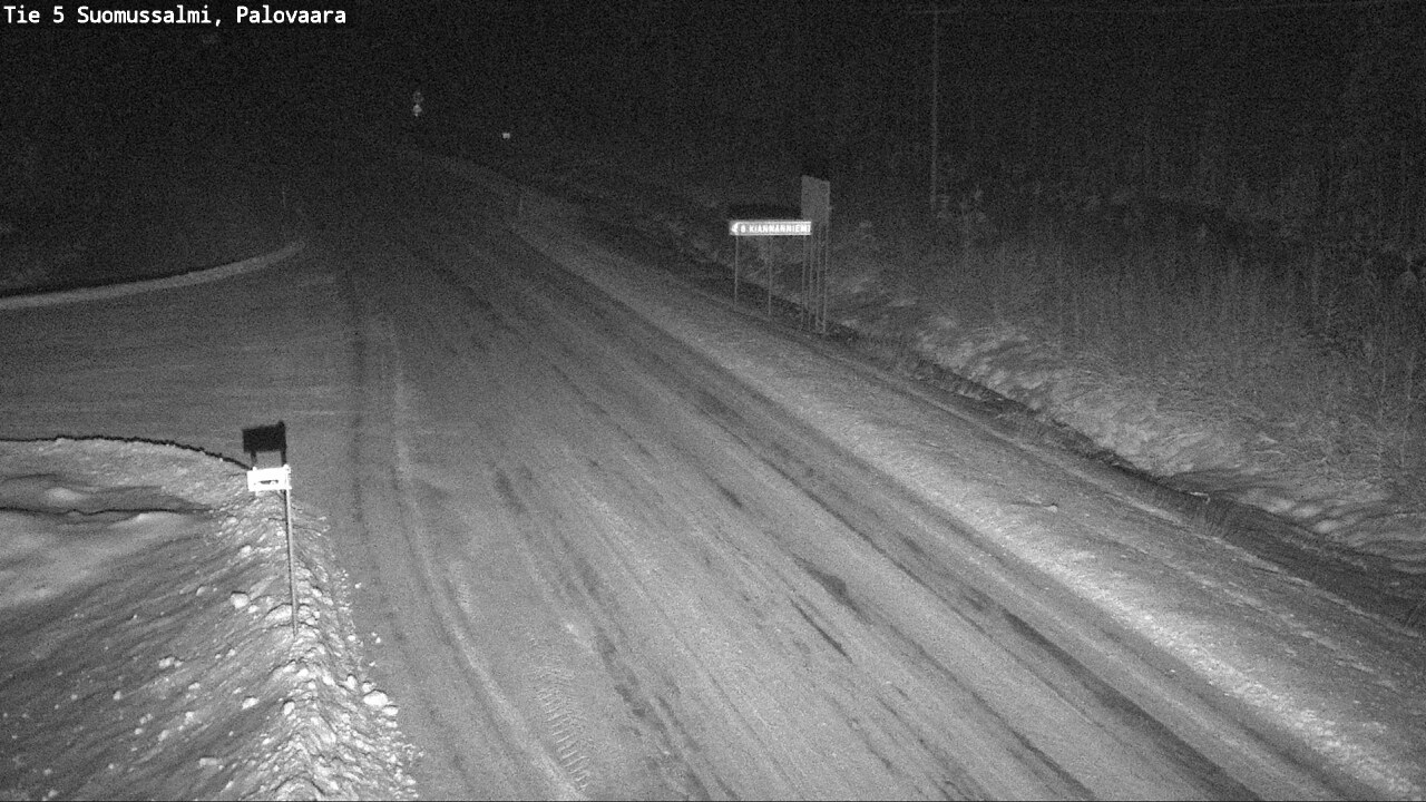 Weather Camera Image Road 5 Suomussalmi, Palovaara, Suomussalmi, Kainuu