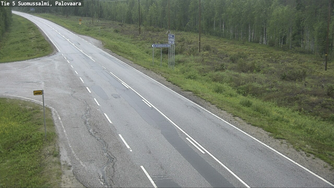 Kelikamerat Kuva Tie 5 Suomussalmi, Palovaara, Suomussalmi, Kainuu