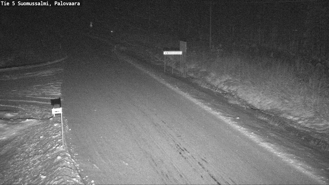 Kelikamerat Kuva Tie 5 Suomussalmi, Palovaara, Suomussalmi, Kainuu