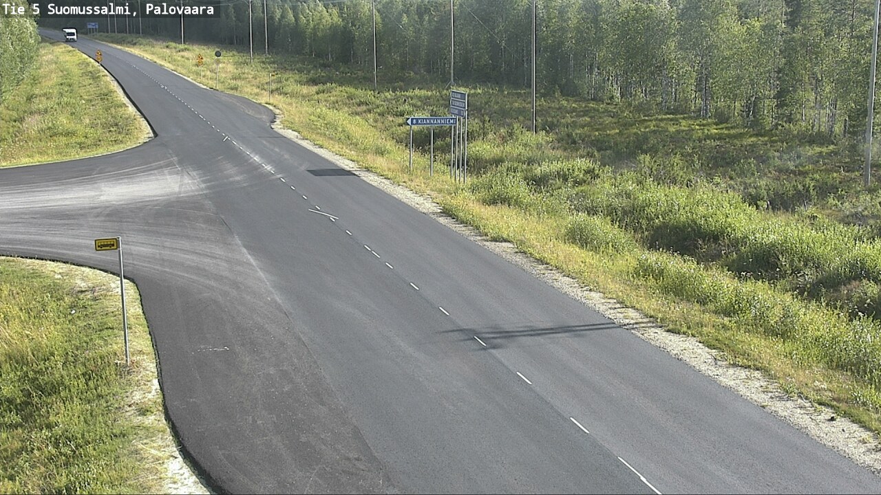Kelikamerat Kuva Tie 5 Suomussalmi, Palovaara, Suomussalmi, Kainuu