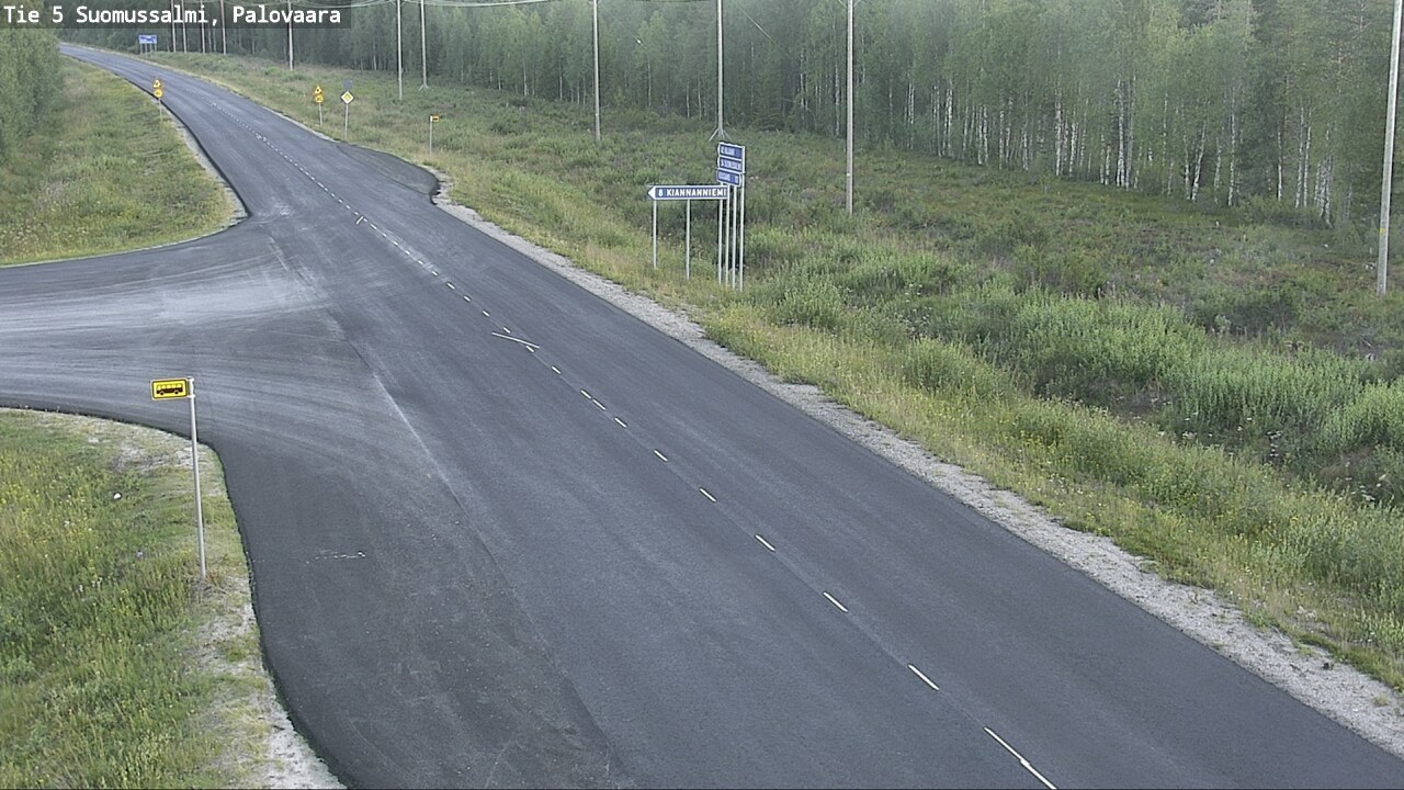 Kelikamerat Kuva Tie 5 Suomussalmi, Palovaara, Suomussalmi, Kainuu