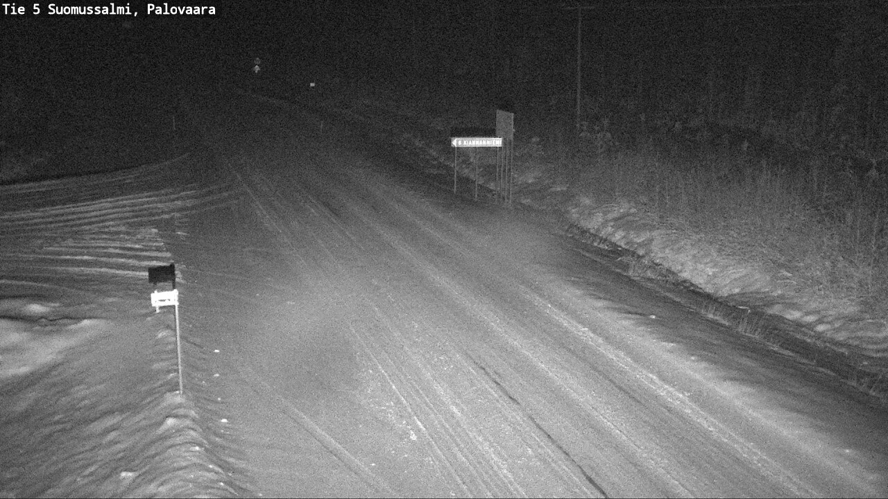 Weather Camera Image Road 5 Suomussalmi, Palovaara, Suomussalmi, Kainuu
