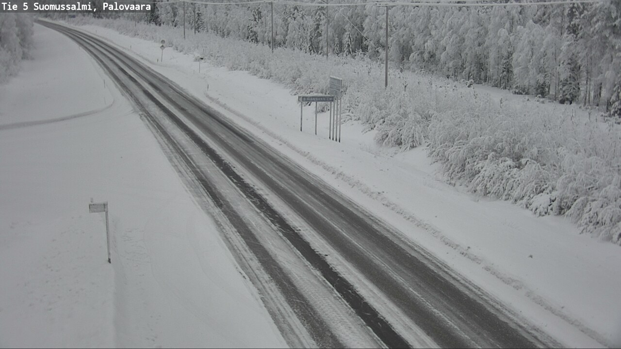 Kelikamerat Kuva Tie 5 Suomussalmi, Palovaara, Suomussalmi, Kainuu