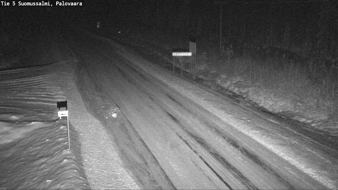Weather Camera Image Road 5 Suomussalmi, Palovaara, Suomussalmi, Kainuu