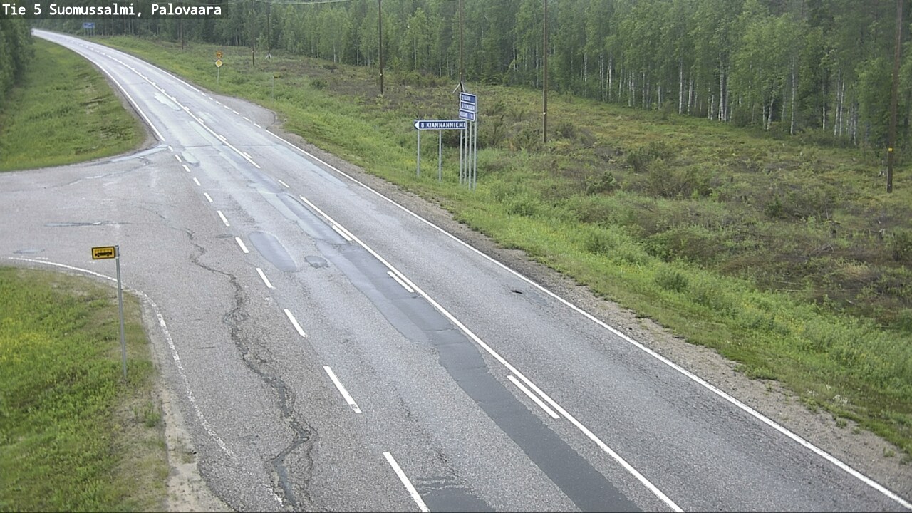 Kelikamerat Kuva Tie 5 Suomussalmi, Palovaara, Suomussalmi, Kainuu