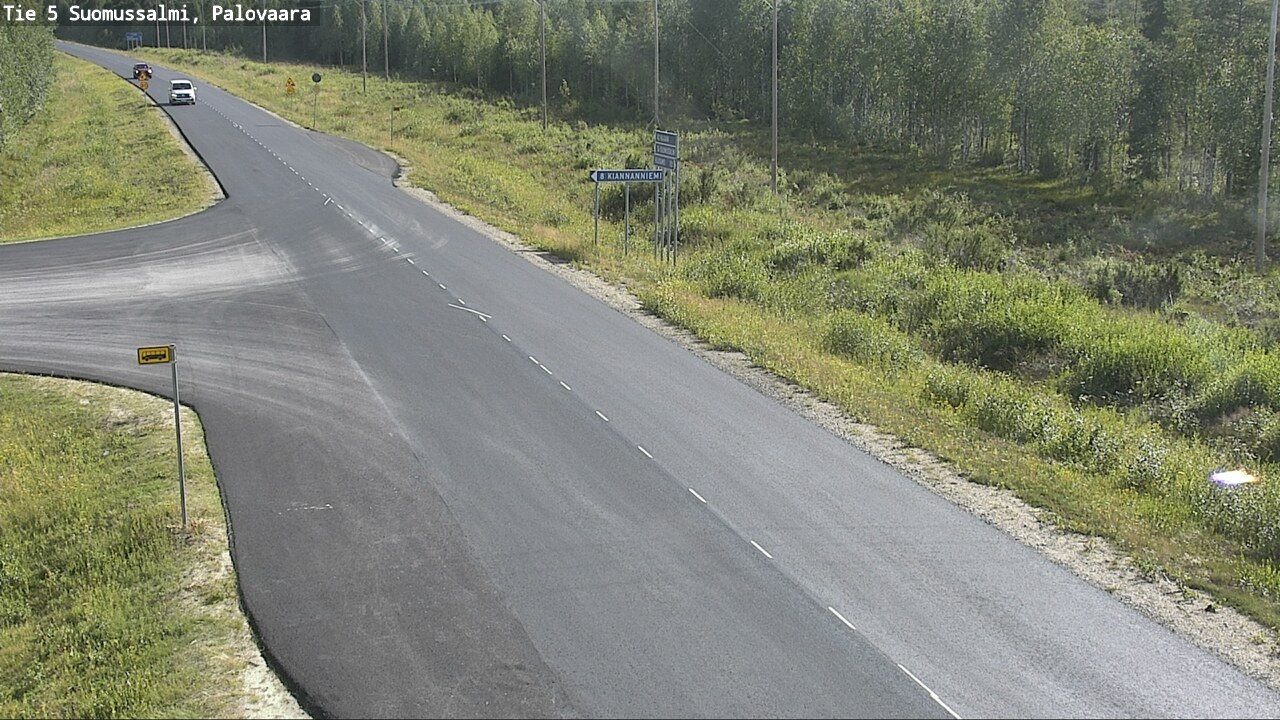 Kelikamerat Kuva Tie 5 Suomussalmi, Palovaara, Suomussalmi, Kainuu