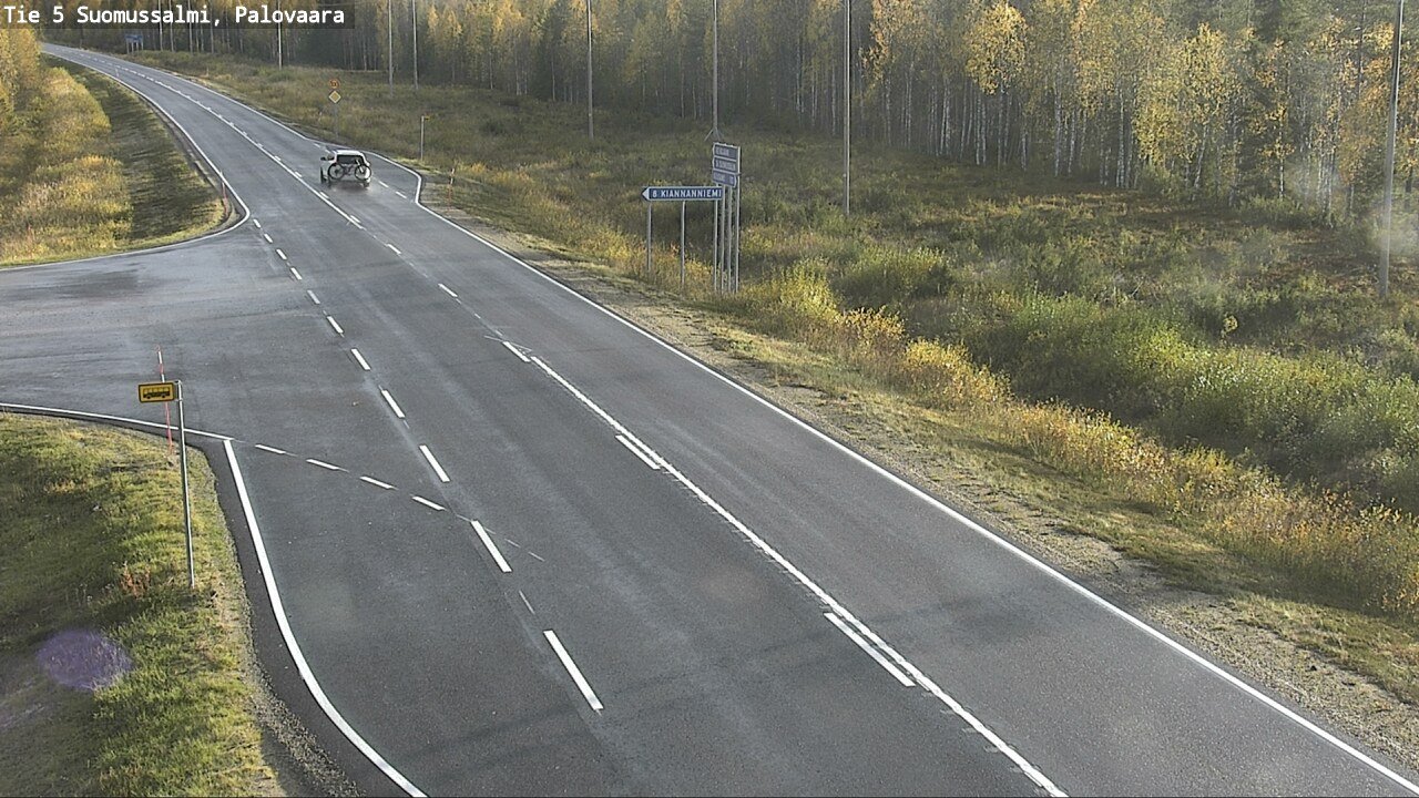Kelikamerat Kuva Tie 5 Suomussalmi, Palovaara, Suomussalmi, Kainuu