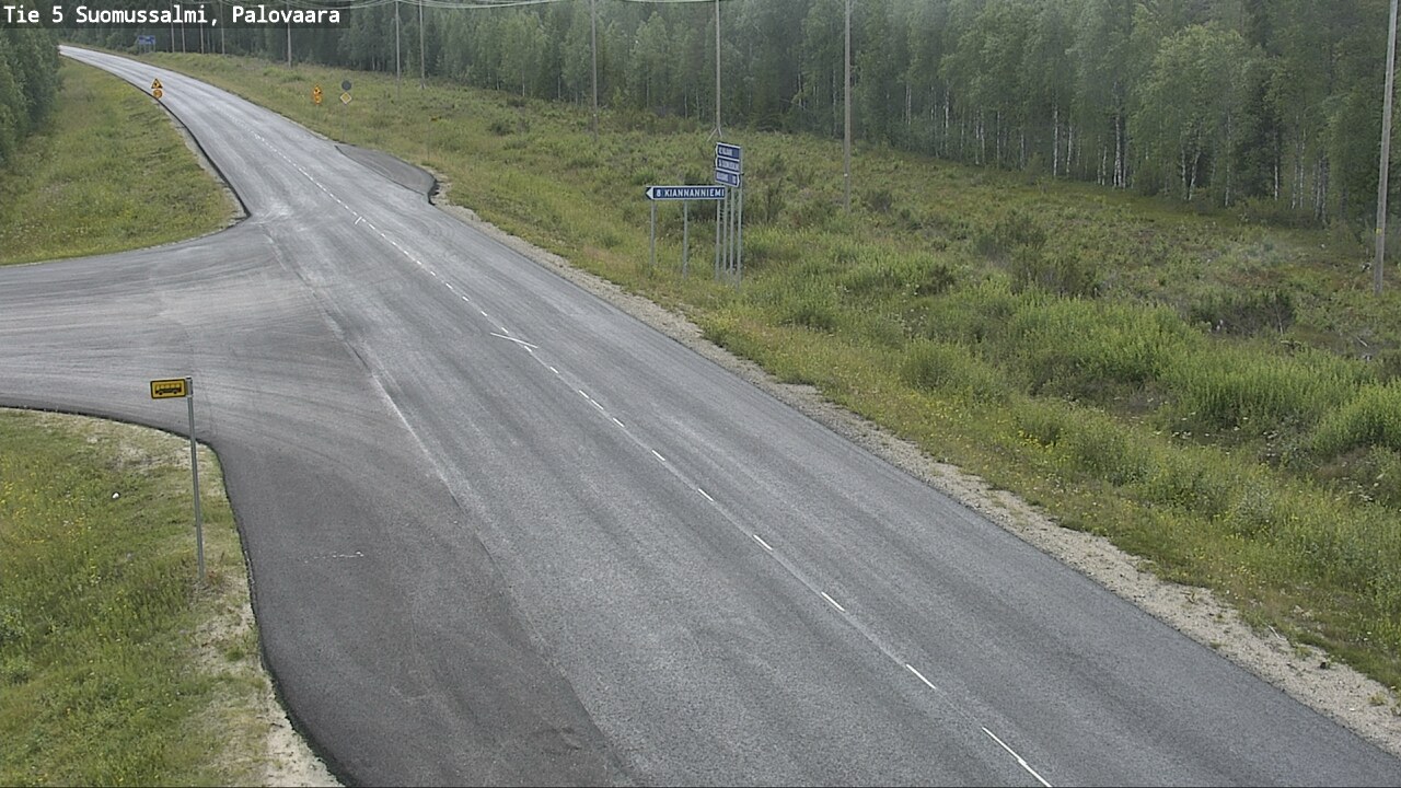 Kelikamerat Kuva Tie 5 Suomussalmi, Palovaara, Suomussalmi, Kainuu