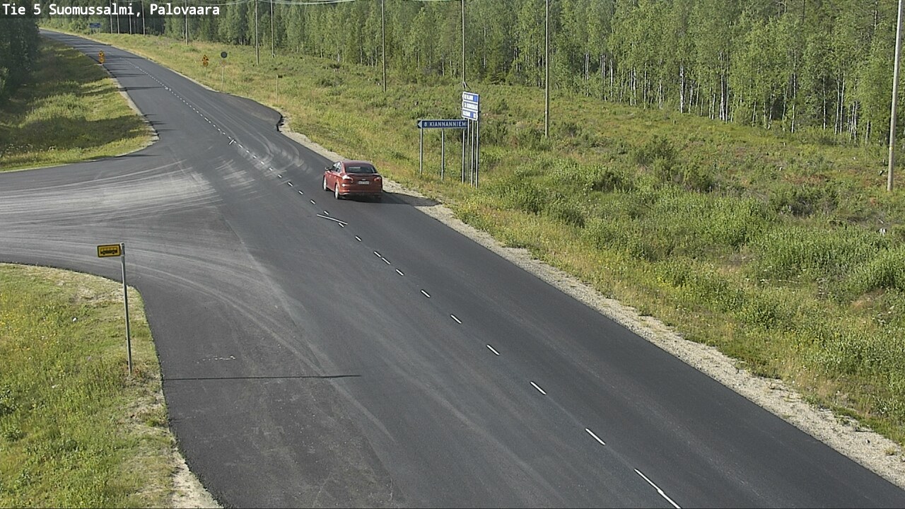 Kelikamerat Kuva Tie 5 Suomussalmi, Palovaara, Suomussalmi, Kainuu