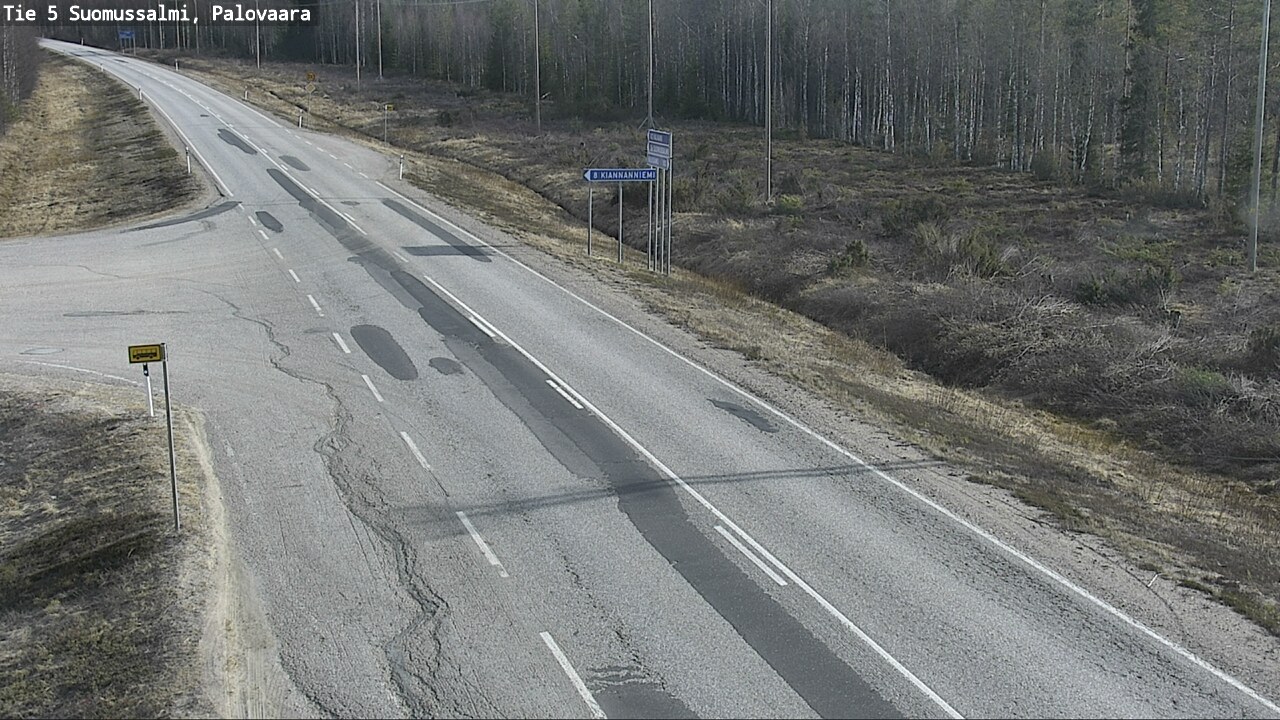 Kelikamerat Kuva Tie 5 Suomussalmi, Palovaara, Suomussalmi, Kainuu