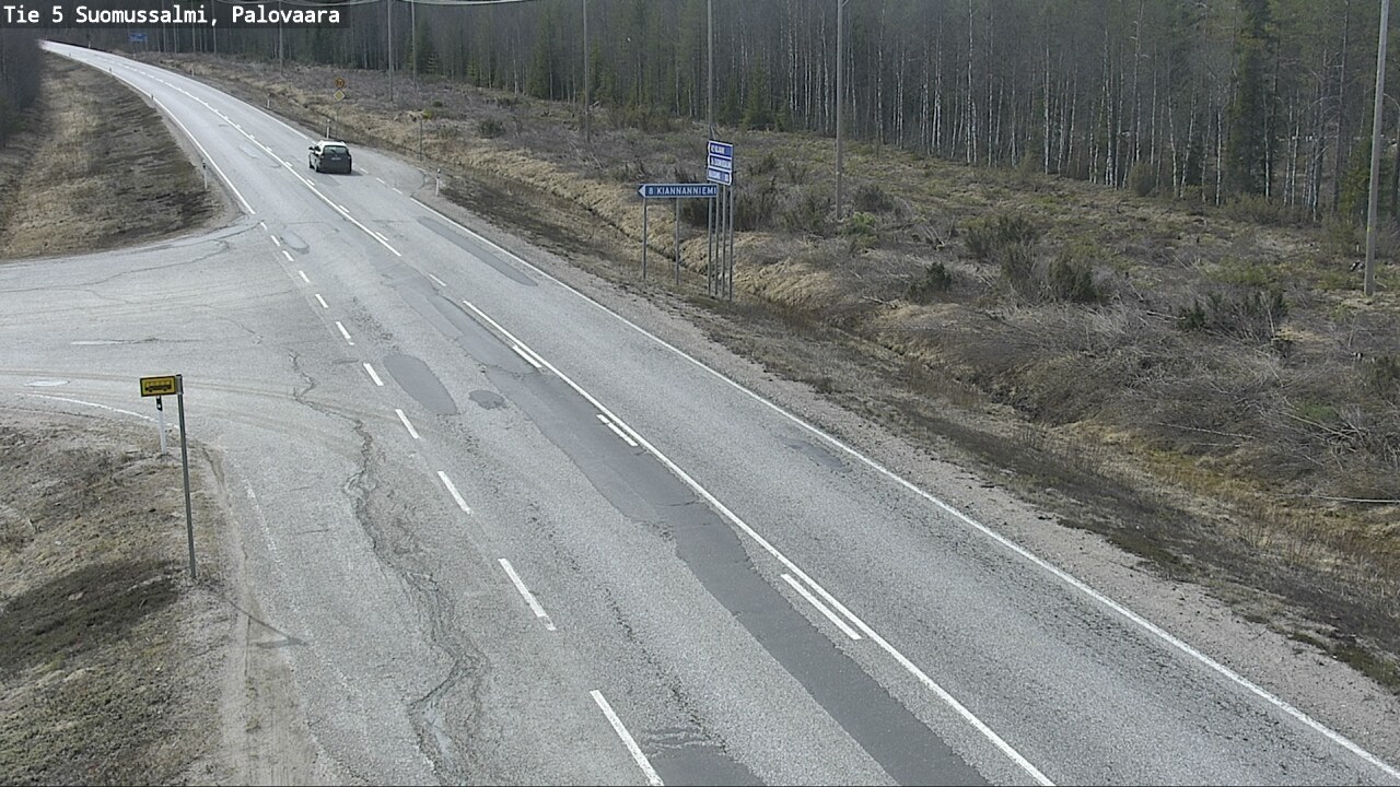 Kelikamerat Kuva Tie 5 Suomussalmi, Palovaara, Suomussalmi, Kainuu