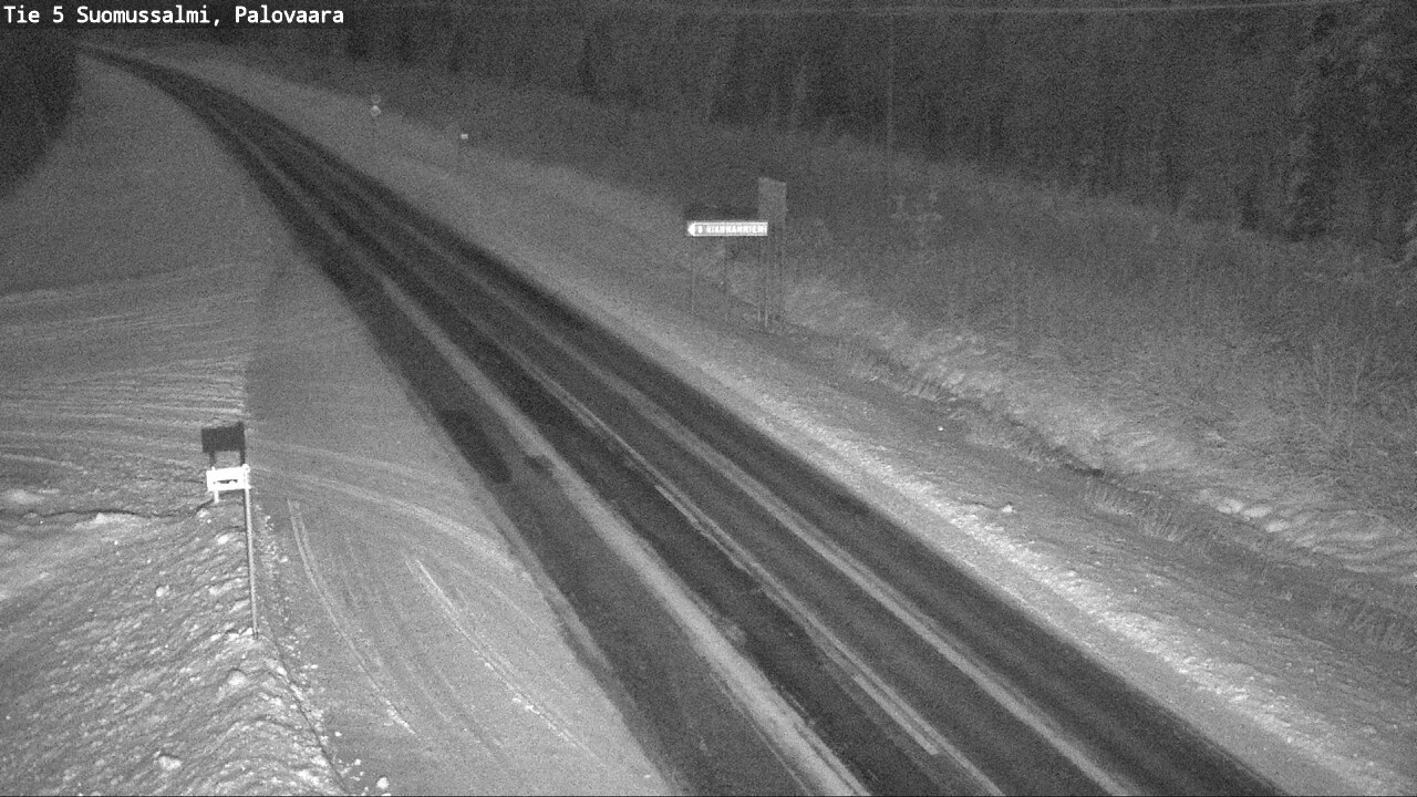 Kelikamerat Kuva Tie 5 Suomussalmi, Palovaara, Suomussalmi, Kainuu