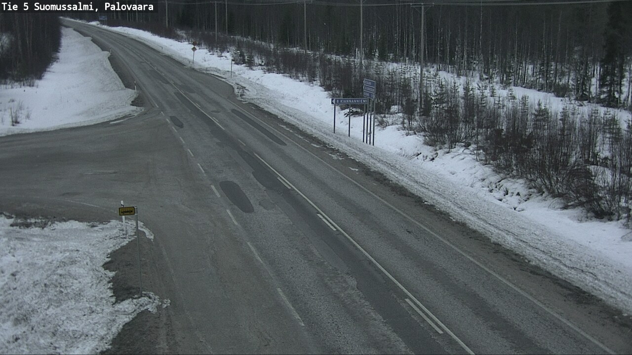 Kelikamerat Kuva Tie 5 Suomussalmi, Palovaara, Suomussalmi, Kainuu