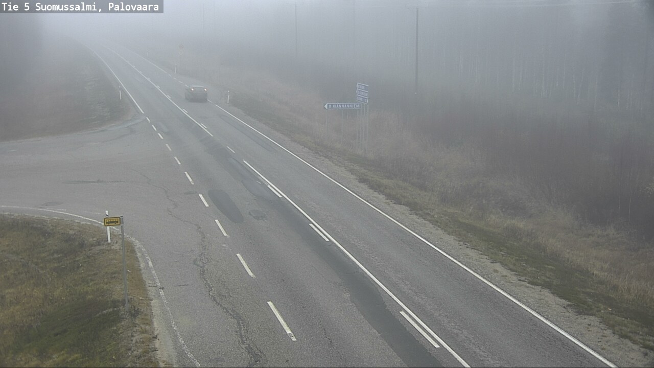 Kelikamerat Kuva Tie 5 Suomussalmi, Palovaara, Suomussalmi, Kainuu