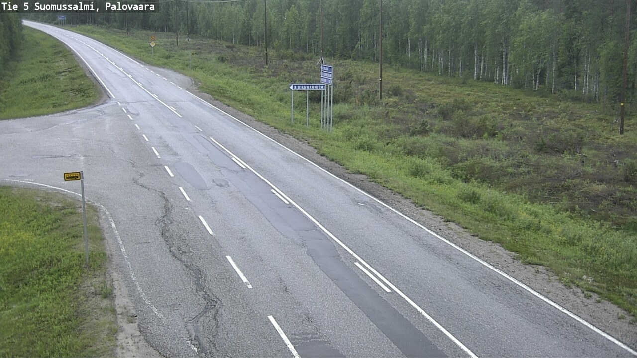 Kelikamerat Kuva Tie 5 Suomussalmi, Palovaara, Suomussalmi, Kainuu