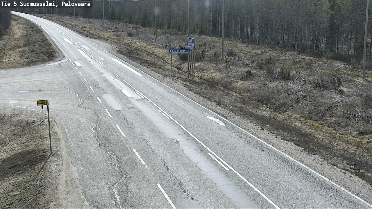 Kelikamerat Kuva Tie 5 Suomussalmi, Palovaara, Suomussalmi, Kainuu