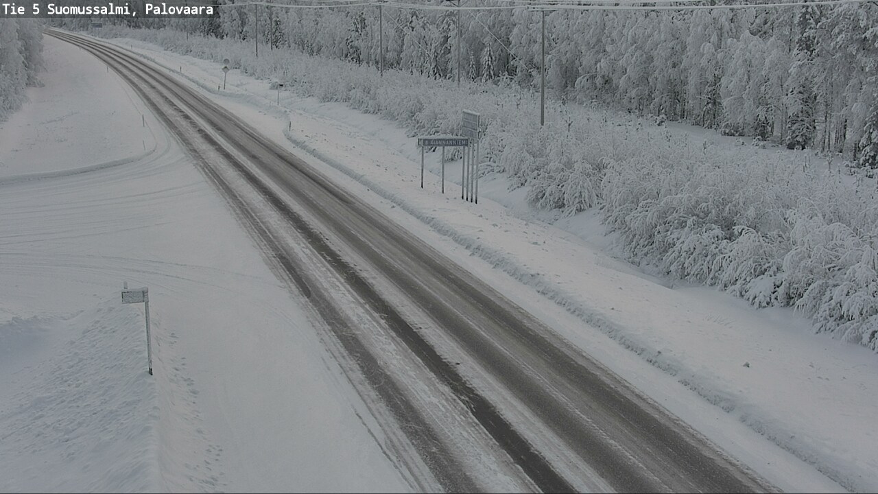 Kelikamerat Kuva Tie 5 Suomussalmi, Palovaara, Suomussalmi, Kainuu