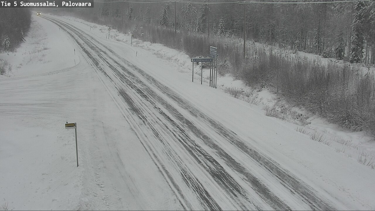 Weather Camera Image Road 5 Suomussalmi, Palovaara, Suomussalmi, Kainuu