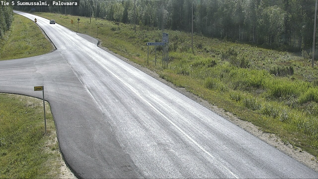 Kelikamerat Kuva Tie 5 Suomussalmi, Palovaara, Suomussalmi, Kainuu