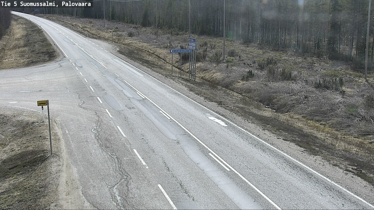 Kelikamerat Kuva Tie 5 Suomussalmi, Palovaara, Suomussalmi, Kainuu