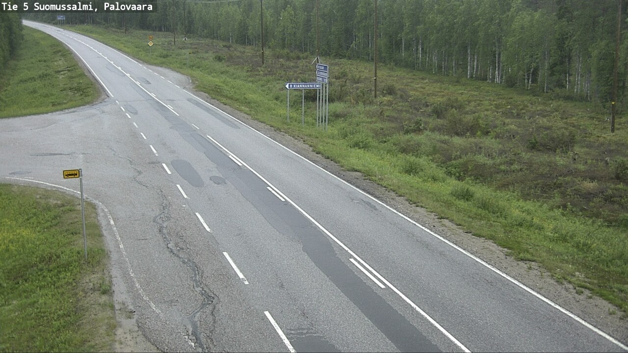 Kelikamerat Kuva Tie 5 Suomussalmi, Palovaara, Suomussalmi, Kainuu
