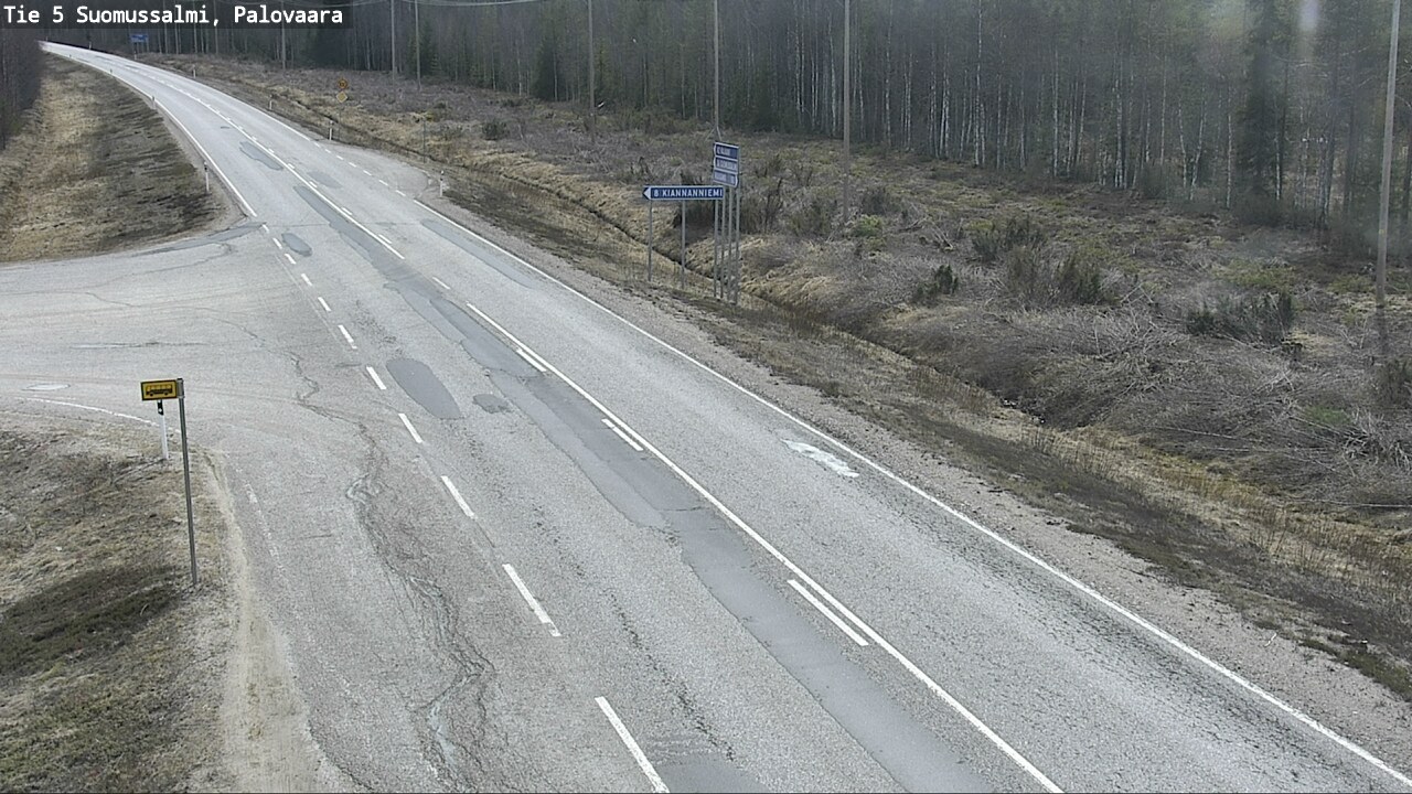 Kelikamerat Kuva Tie 5 Suomussalmi, Palovaara, Suomussalmi, Kainuu