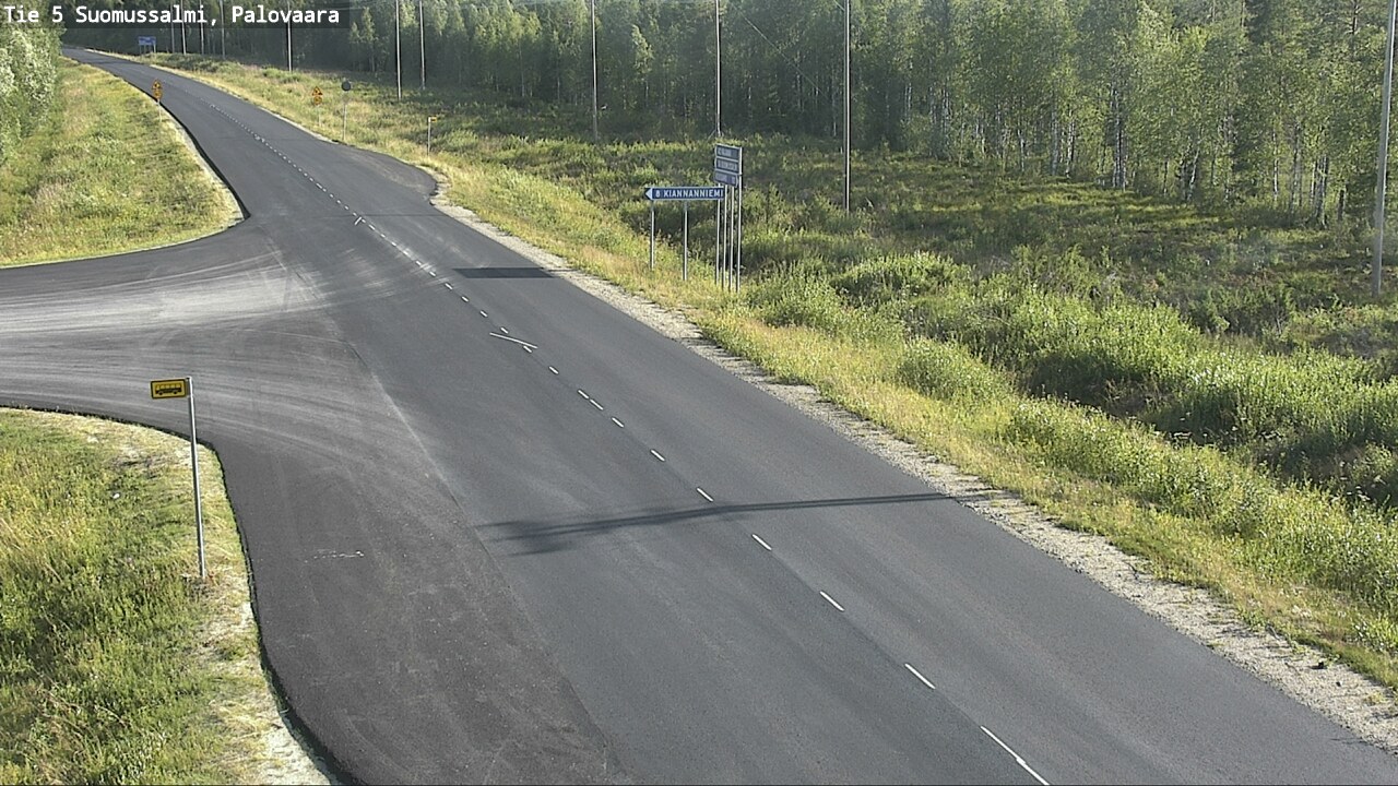 Kelikamerat Kuva Tie 5 Suomussalmi, Palovaara, Suomussalmi, Kainuu