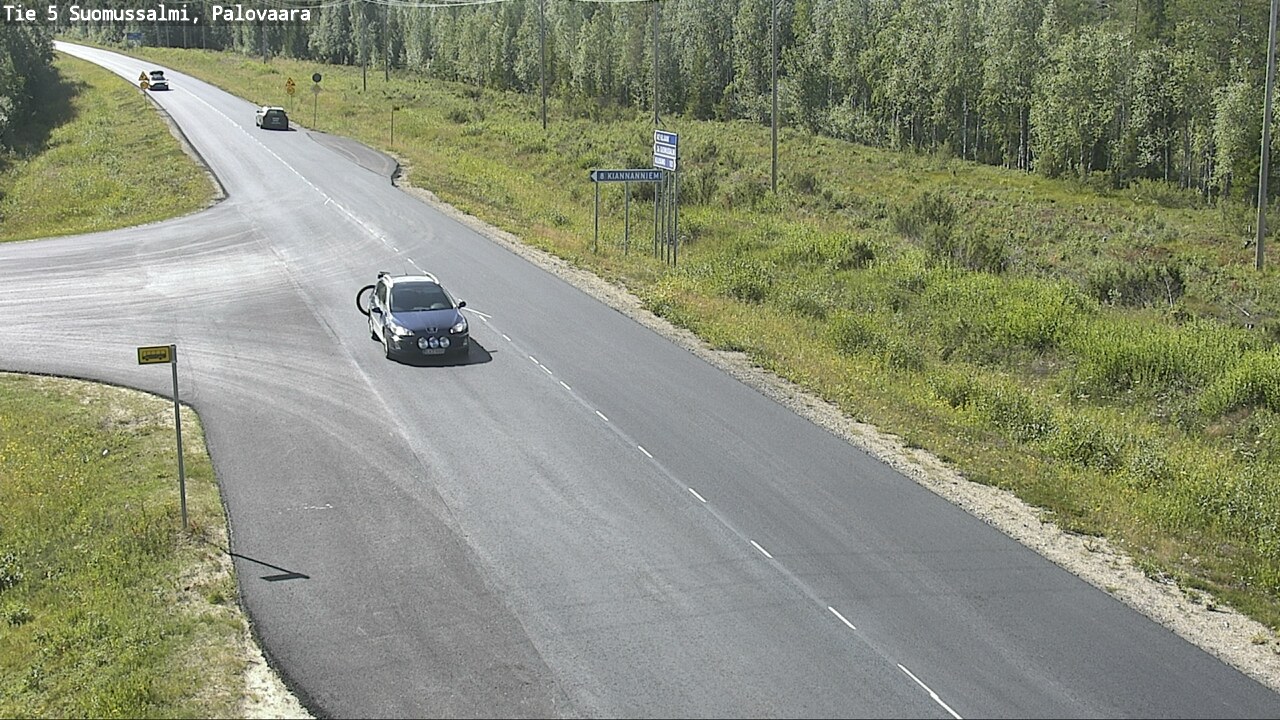Kelikamerat Kuva Tie 5 Suomussalmi, Palovaara, Suomussalmi, Kainuu