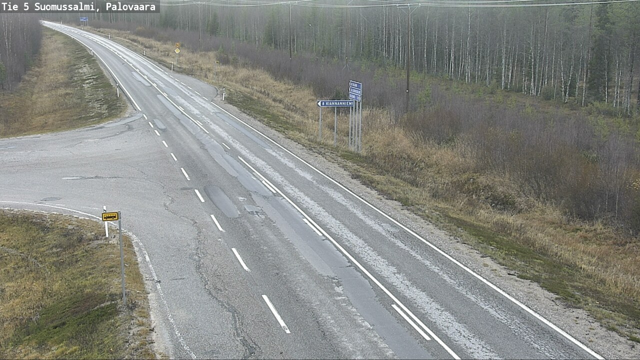 Kelikamerat Kuva Tie 5 Suomussalmi, Palovaara, Suomussalmi, Kainuu