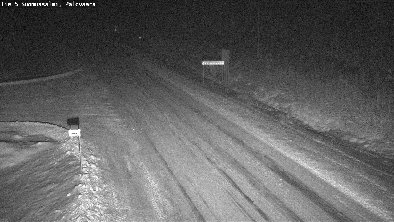 Weather Camera Image Road 5 Suomussalmi, Palovaara, Suomussalmi, Kainuu