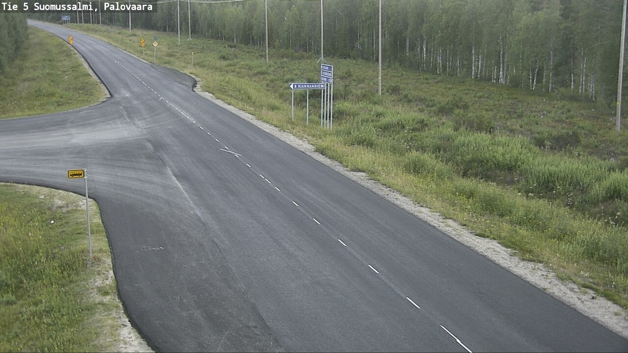 Kelikamerat Kuva Tie 5 Suomussalmi, Palovaara, Suomussalmi, Kainuu