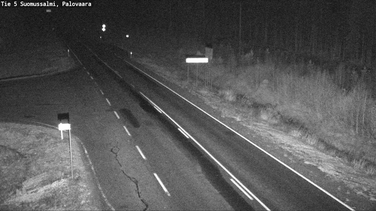 Kelikamerat Kuva Tie 5 Suomussalmi, Palovaara, Suomussalmi, Kainuu