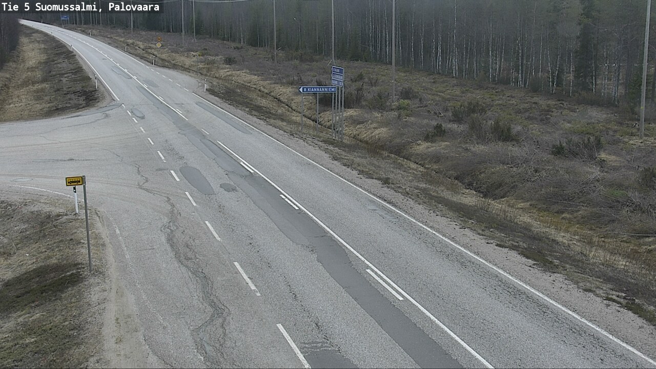 Kelikamerat Kuva Tie 5 Suomussalmi, Palovaara, Suomussalmi, Kainuu
