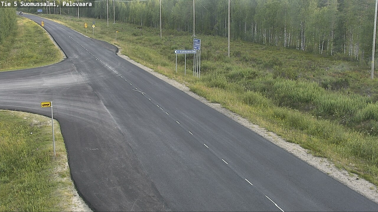 Kelikamerat Kuva Tie 5 Suomussalmi, Palovaara, Suomussalmi, Kainuu