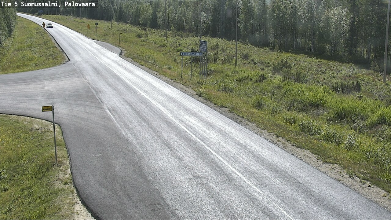 Kelikamerat Kuva Tie 5 Suomussalmi, Palovaara, Suomussalmi, Kainuu
