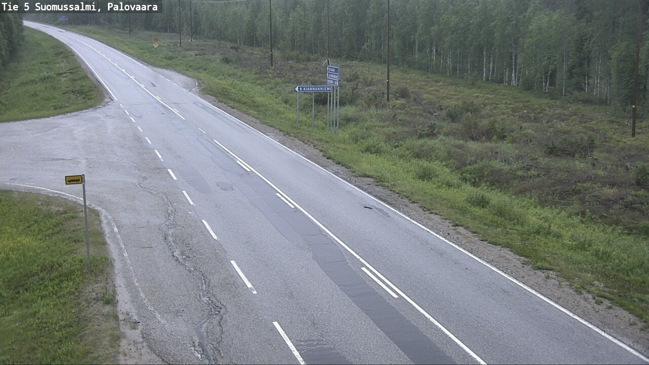 Kelikamerat Kuva Tie 5 Suomussalmi, Palovaara, Suomussalmi, Kainuu