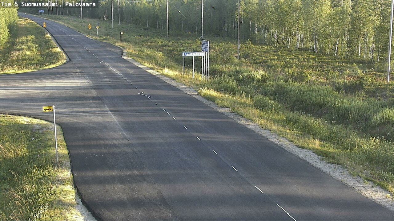 Kelikamerat Kuva Tie 5 Suomussalmi, Palovaara, Suomussalmi, Kainuu