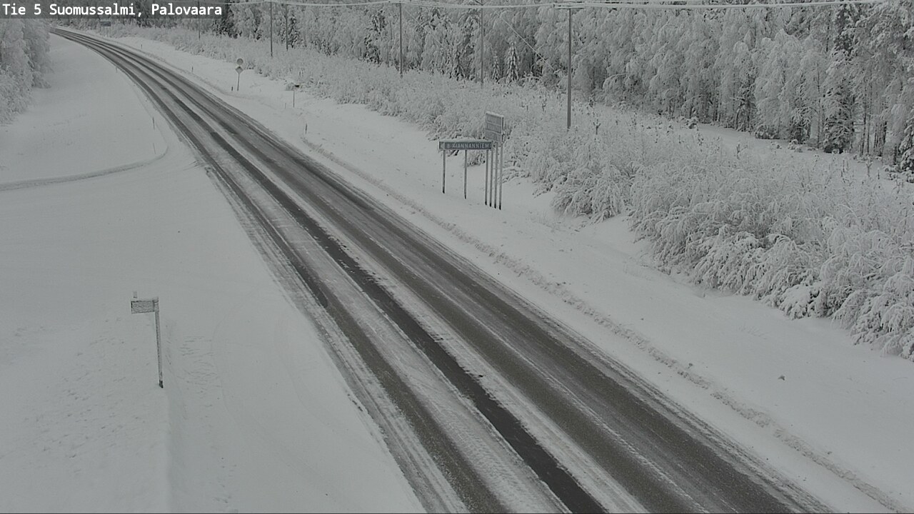 Kelikamerat Kuva Tie 5 Suomussalmi, Palovaara, Suomussalmi, Kainuu