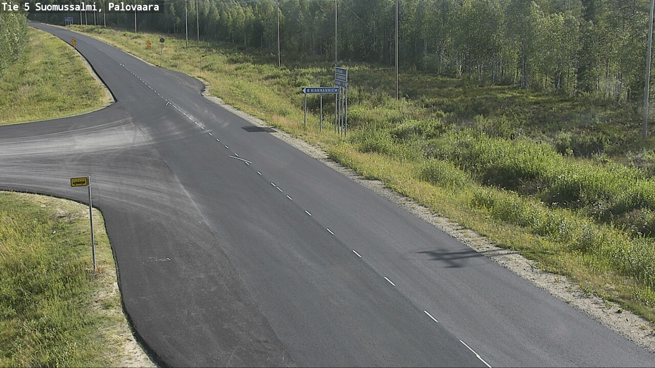 Kelikamerat Kuva Tie 5 Suomussalmi, Palovaara, Suomussalmi, Kainuu