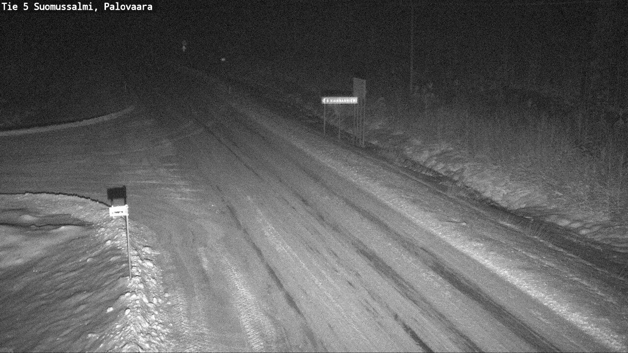 Weather Camera Image Road 5 Suomussalmi, Palovaara, Suomussalmi, Kainuu