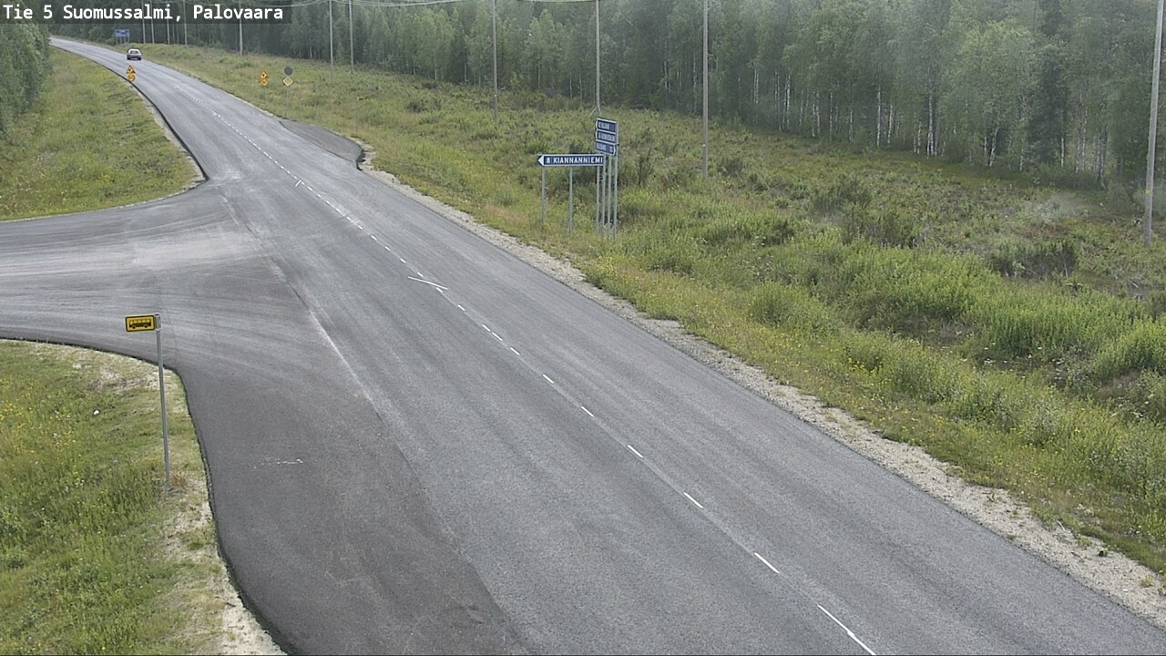 Kelikamerat Kuva Tie 5 Suomussalmi, Palovaara, Suomussalmi, Kainuu