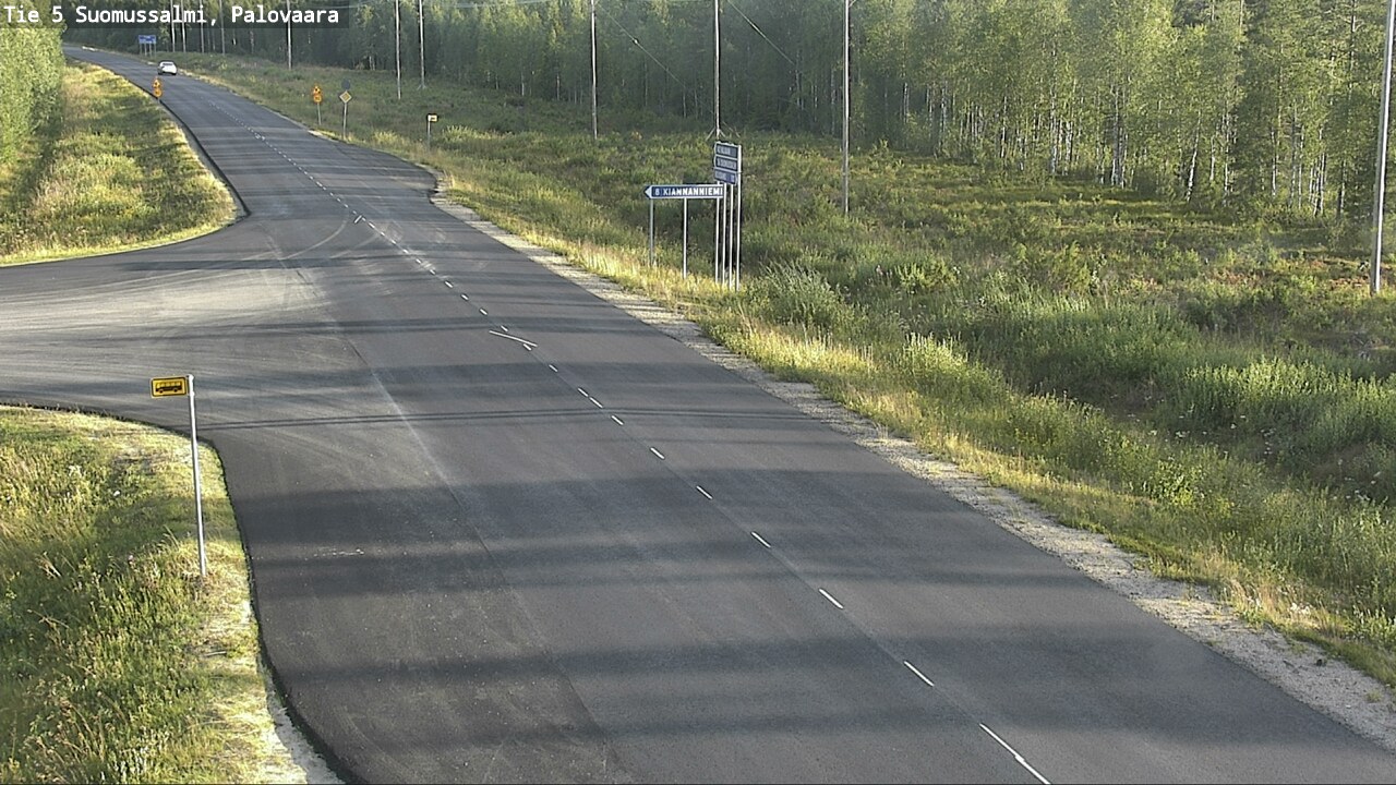 Kelikamerat Kuva Tie 5 Suomussalmi, Palovaara, Suomussalmi, Kainuu