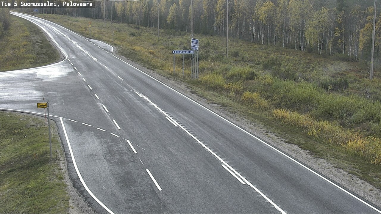 Kelikamerat Kuva Tie 5 Suomussalmi, Palovaara, Suomussalmi, Kainuu