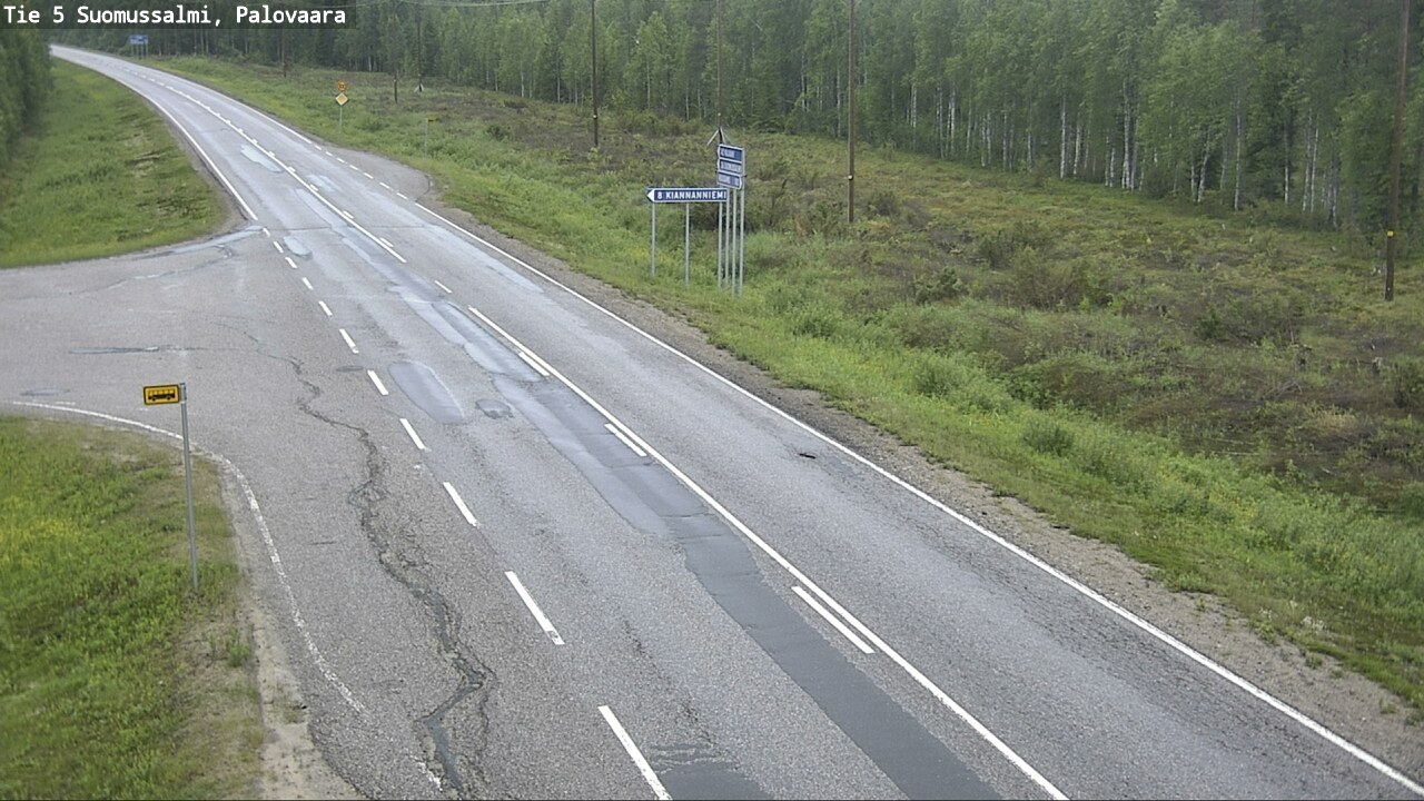 Kelikamerat Kuva Tie 5 Suomussalmi, Palovaara, Suomussalmi, Kainuu