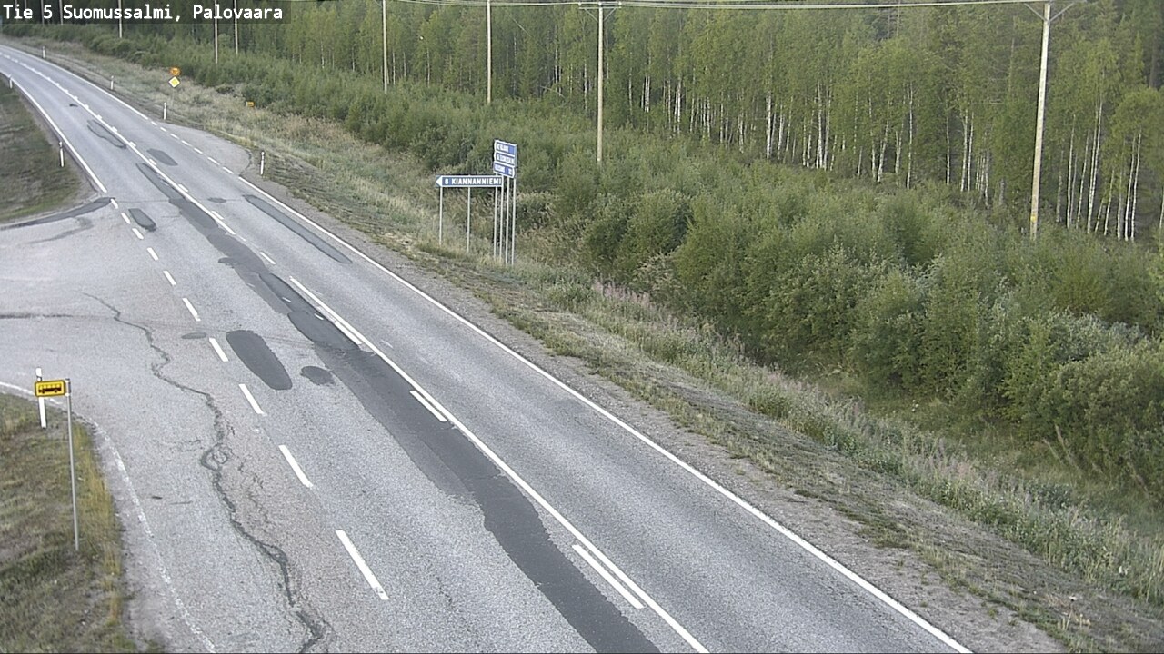Kelikamerat Kuva Tie 5 Suomussalmi, Palovaara, Suomussalmi, Kainuu