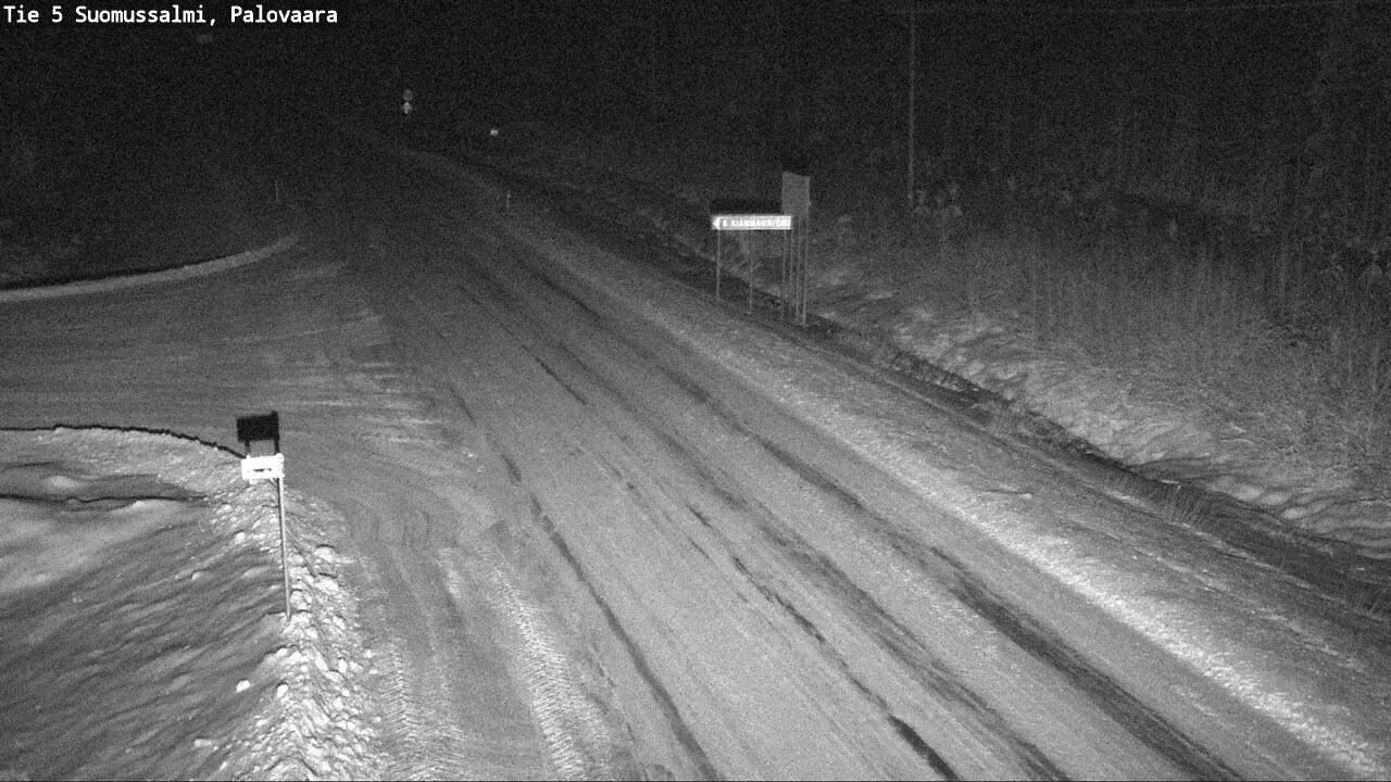 Weather Camera Image Road 5 Suomussalmi, Palovaara, Suomussalmi, Kainuu