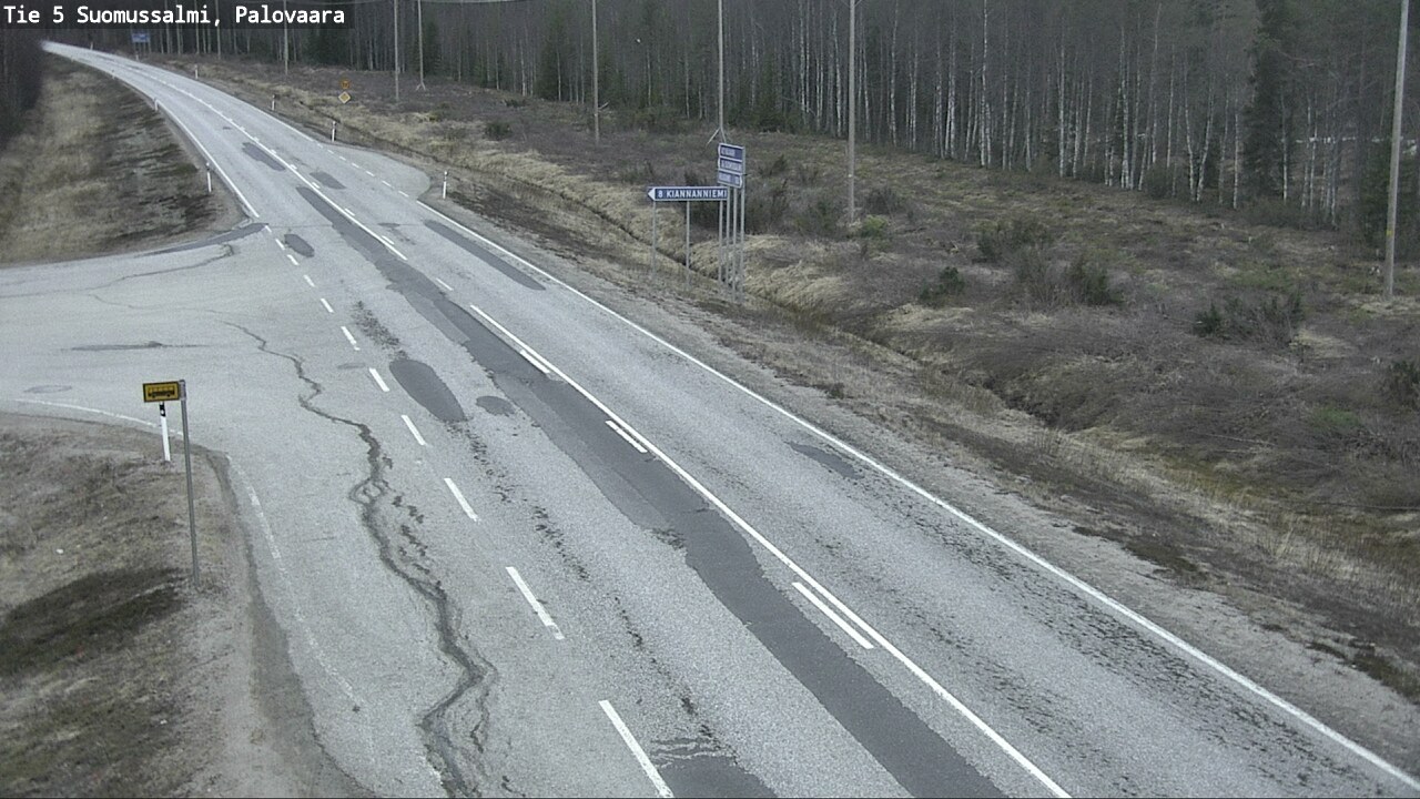 Kelikamerat Kuva Tie 5 Suomussalmi, Palovaara, Suomussalmi, Kainuu