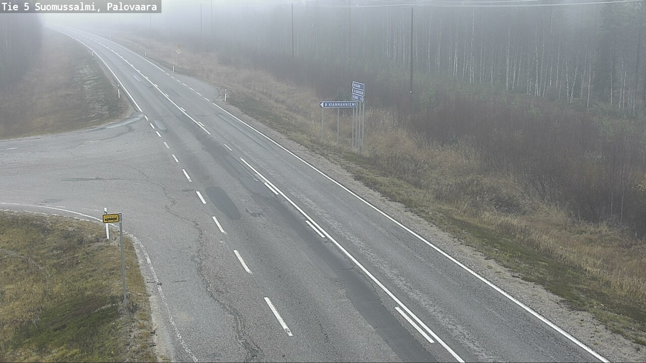 Kelikamerat Kuva Tie 5 Suomussalmi, Palovaara, Suomussalmi, Kainuu